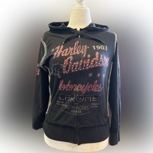 Harley-Davidson ladies hoodie! Super cute size large.